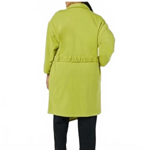 NWT TEREA Women's Alaina Wrap French Terry Jacket Citronelle Size Small - Picture 2 of 10